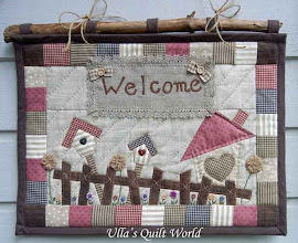 Quilted Welcome wall hanging