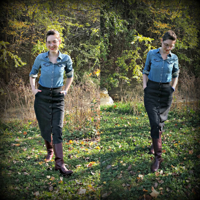 Check out the pockets on the Sew Over It Erin skirt. Pockets on the Sew Over It Erin skirt.