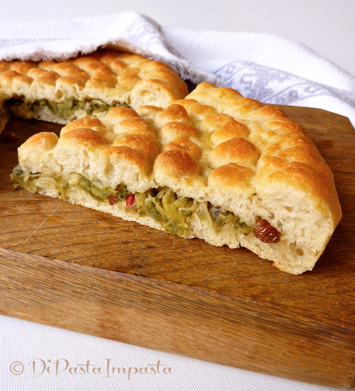 Di Pasta Impasta Pizza con la scarola in bella vista