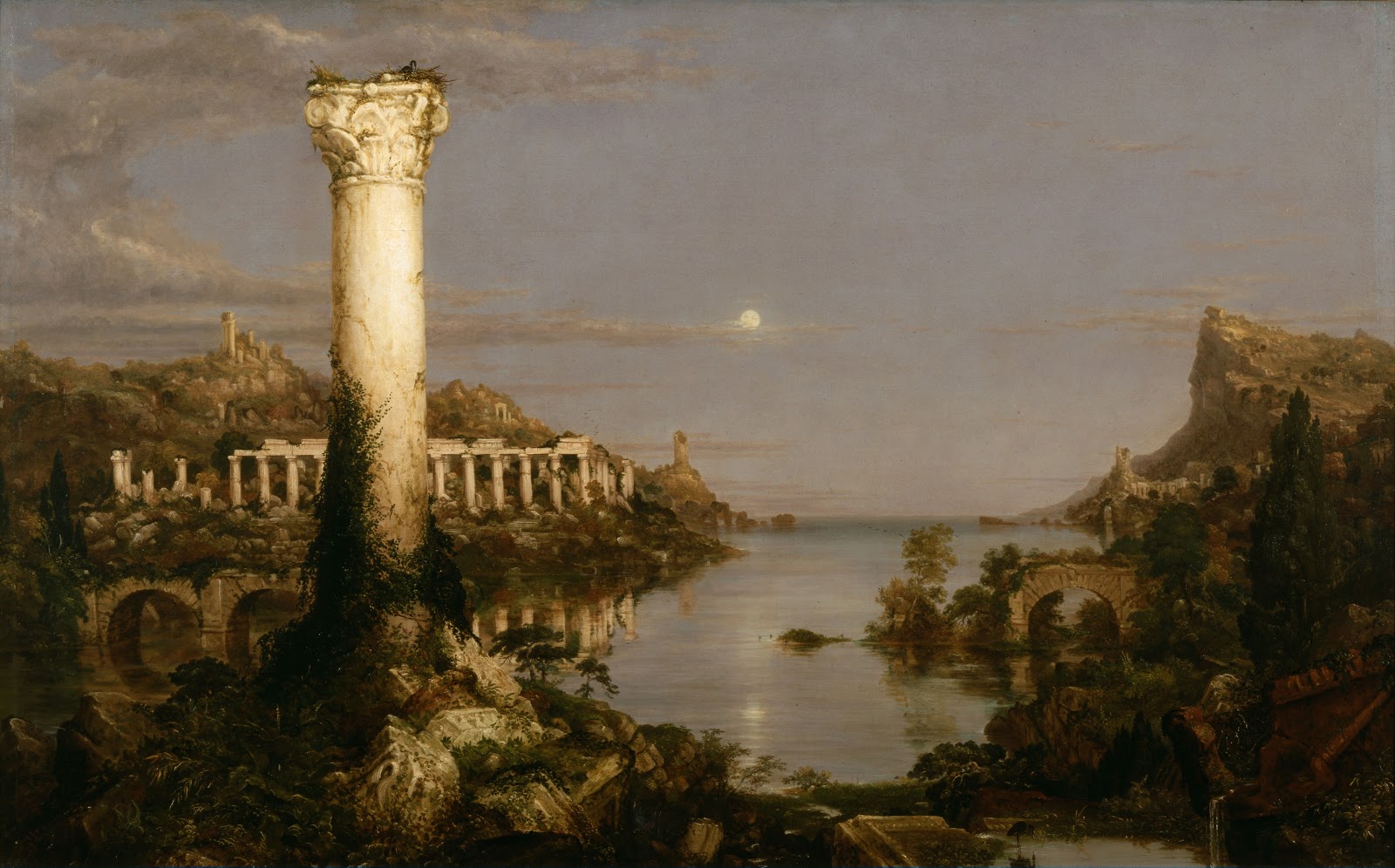 Thomas Cole The Course of Empire Desolation New York Historical Society Thomas Cole The Course of Empire Desolation New York Historical Society