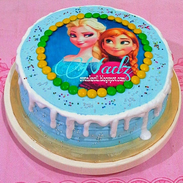 BIRTHDAY CAKE WITH EDIBLE IMAGE