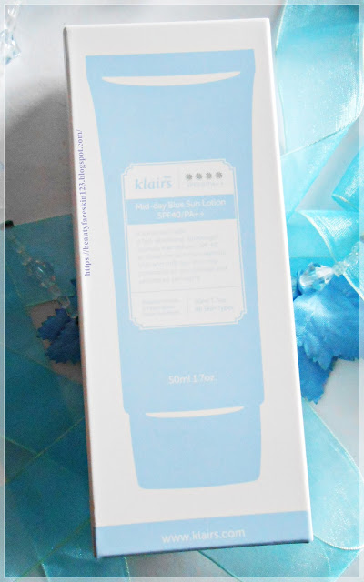Klairs Mid Day Blue Sun Lotion SPF40 PA++ Klairs Mid Day Blue Sun Lotion SPF40 PA++