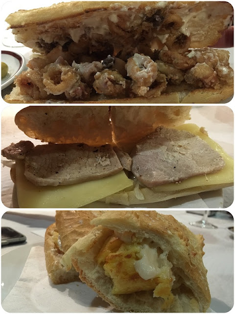 Bocadillos del restaurante la Piula Bocadillos del restaurante la Piula