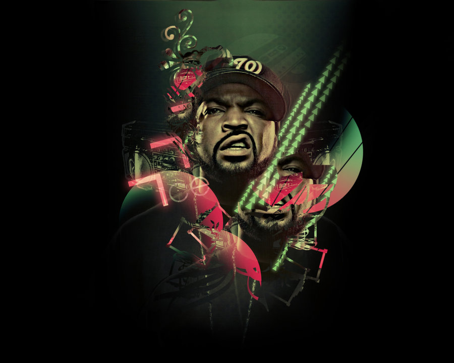 ice cube rapper wall illustrations urbannation