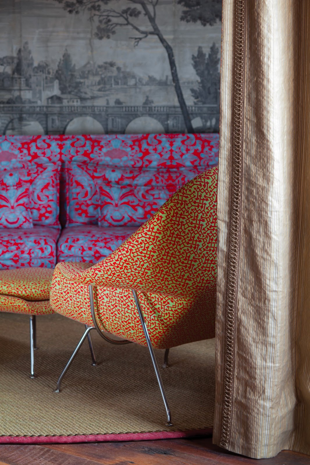 Homebuildlife: Fortuny Interiors: luxurious fabrics in real homes
