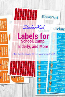 StickerKid Labels for Camp, School, & Elderly {Giveaway} StickerKid Labels