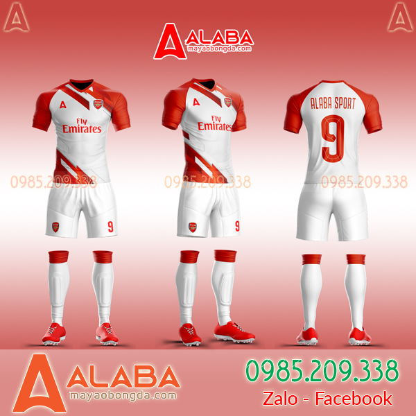 Áo CLB Arsenal tự thiết kế mã ARB AR04 đẹp Áo CLB Arsenal tự thiết kế mã ARB AR04 đẹp