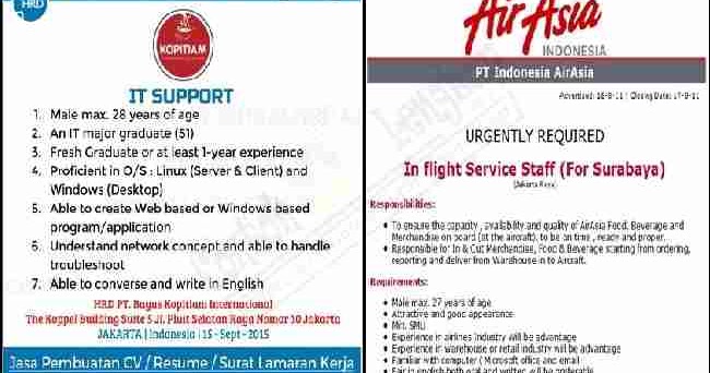 contoh iklan lowongan kerja dalam bahasa inggris contoh m contoh iklan lowongan kerja dalam bahasa inggris contoh m
