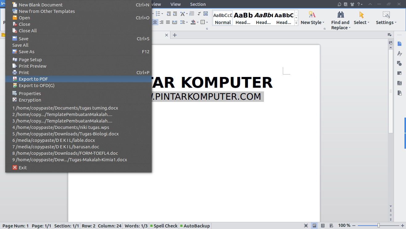 App Wps Office + Pdf