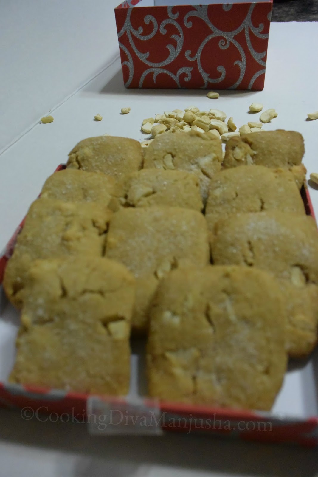 WholeWheat eggless Cashew nut cookies Eggless cookies recipe