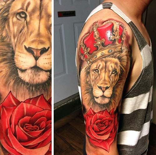 lion king crown tattoo aslan kral taç dövmesi lion king crown tattoo aslan kral taç dövmesi