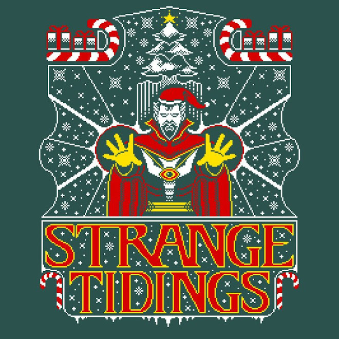 Today's T:今日の「ドクター・ストレンジ」のアグリーなクリスマス・セーター風 Tシャツ