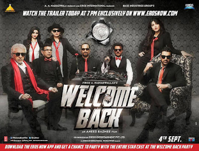 Welcome Back 2015 Hindi Official Trailer 720p HD