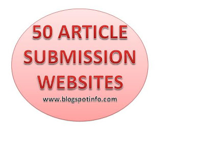 article submission websites, high pr article submission sites, 50 article submission website directory sites, importance of article submission, 