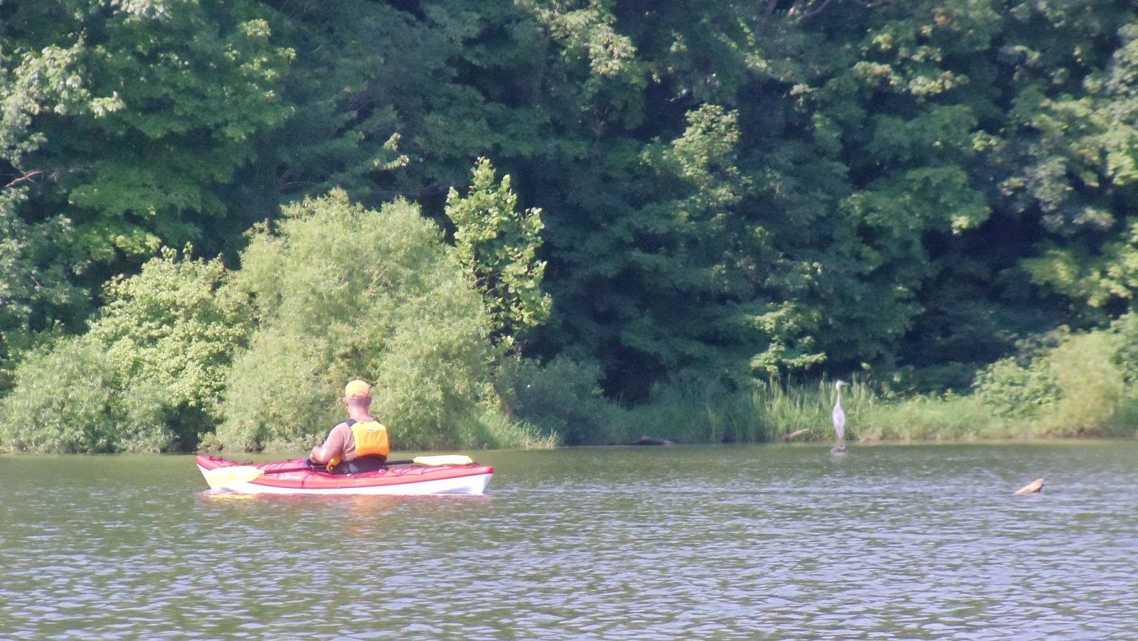 Jim and Bev Kayaking at Spencer Lake in Spencer, Ohio
