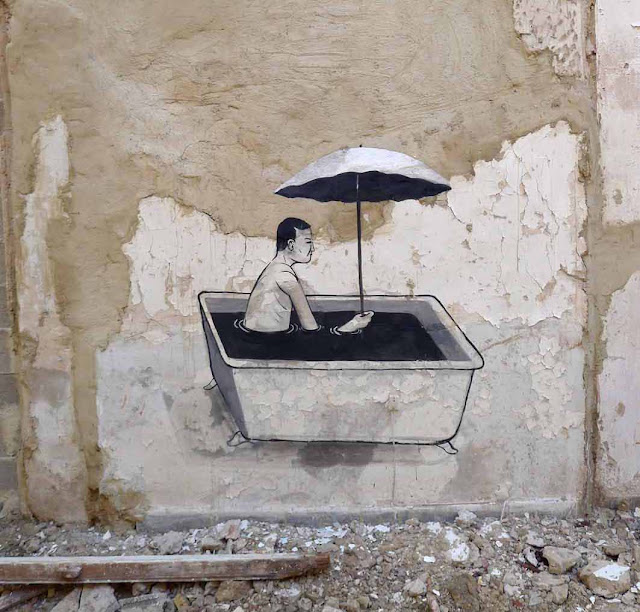 Escif “Waiting For The Storm” New Street Piece In Valencia, Spain