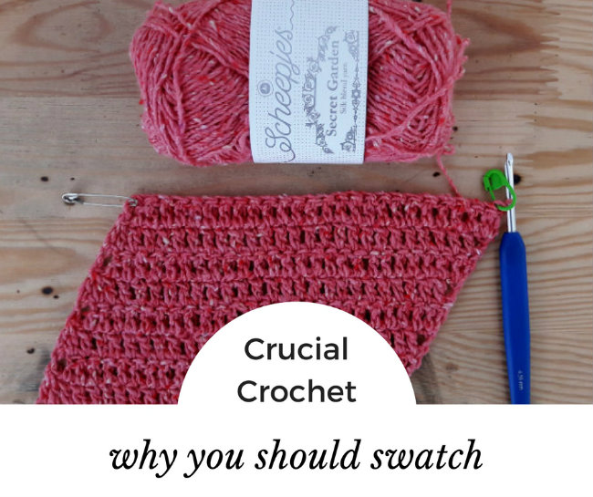 Crucial crochet #2: why you should swatch | Happy in Red Crucial crochet #2: why you should swatch | Happy in Red