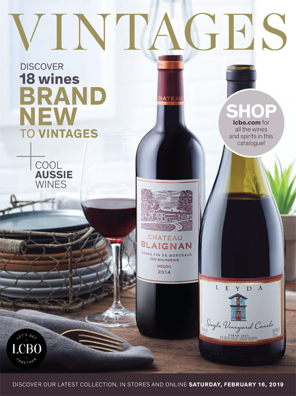 LCBO Wine Picks: February 16, 2019 VINTAGES Release LCBO Wine Picks: February 16, 2019 VINTAGES Release