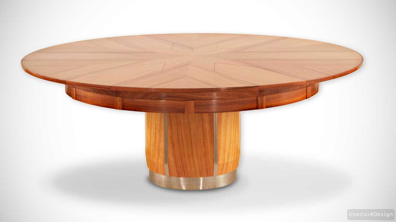 Expandable Round Dining Table The Fletcher Capstan Table BHD Inspiration