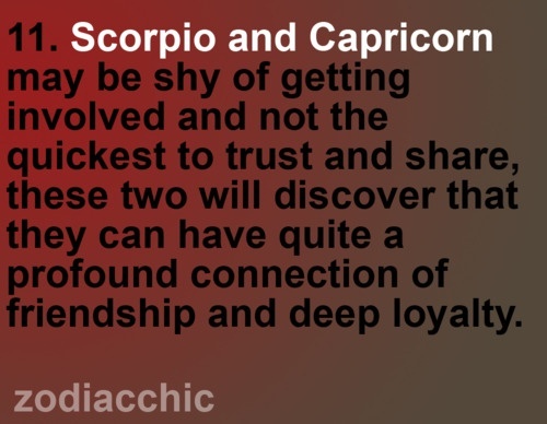 Are scorpio men attracted to capricorn woman?