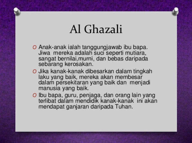 Pendidikan Awal Kanak-Kanak mengikut Pendekatan Imam Al-Ghazali