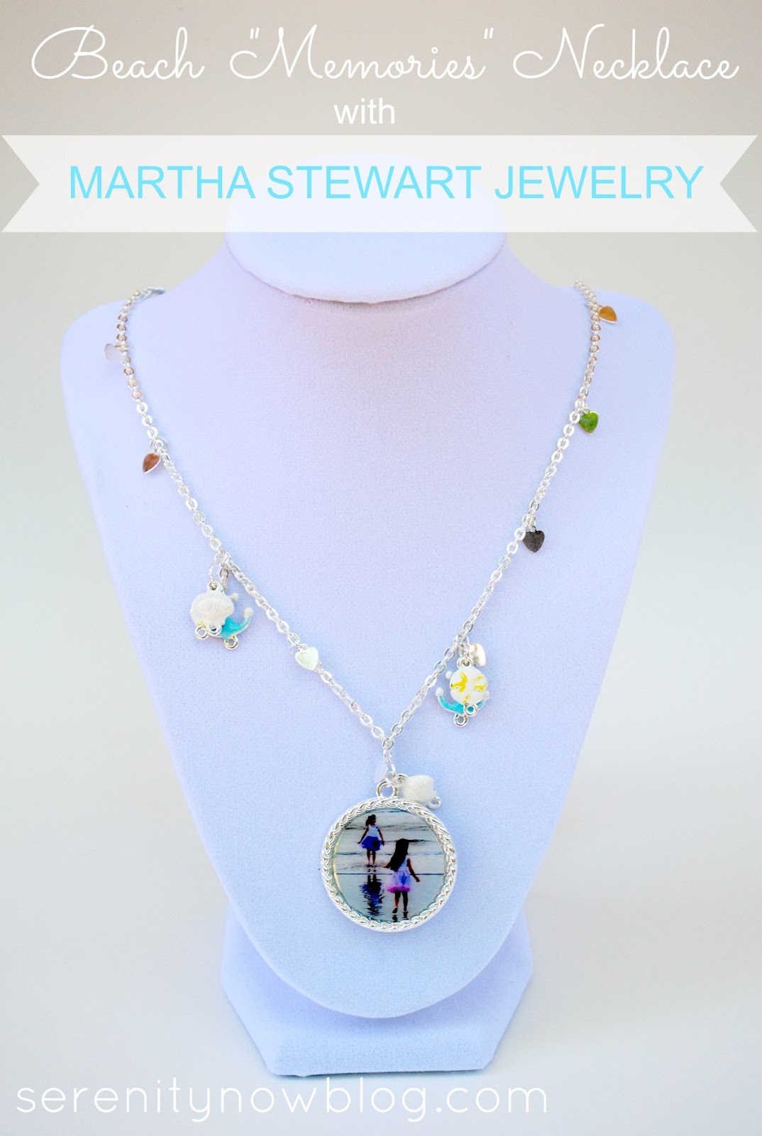 Serenity Now: Beach "Memory" Photo Pendant Necklace (with ...