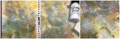Sara Emily Barker Artist Trading Coins and Booklet Tutorial Tim Holtz Distress Oxide Sprays https://sarascloset1.blogspot.com/2019/03/artist-trading-coins-and-booklet-with.html 2
