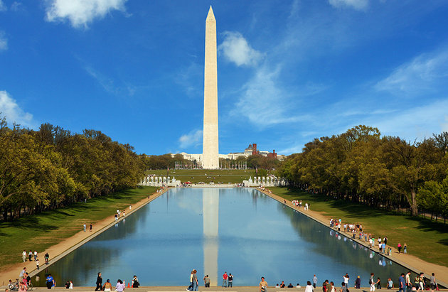 National Mall no verão em Washington National Mall no verão em Washington