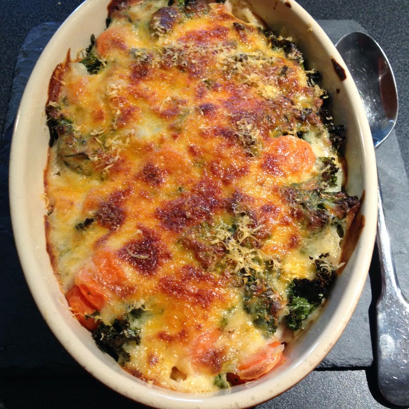 La cuisine & Claudine Gratin de Kale (vous avez dit Kale ?)