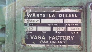 Wartsila VASA, used Wartsila, second hand, Hz, RPM