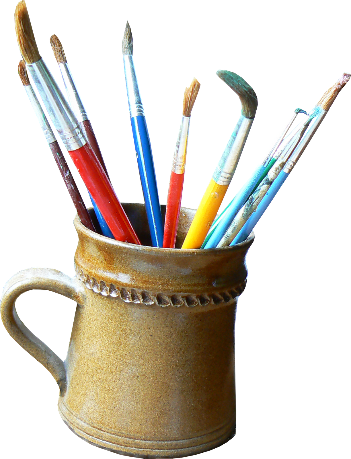 Pencils brushes. Стакан с кисточками. Кисть карандашом. Кисти и краски. Кисти краски карандаши.