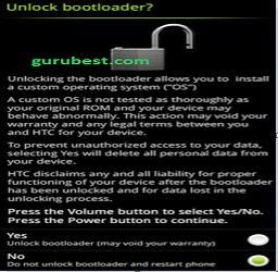 unlock htc android phone bootloader