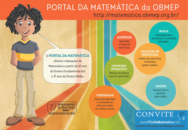 Convite: Conheça o Portal da Matemática, ele está cada vez melhor estruturado!