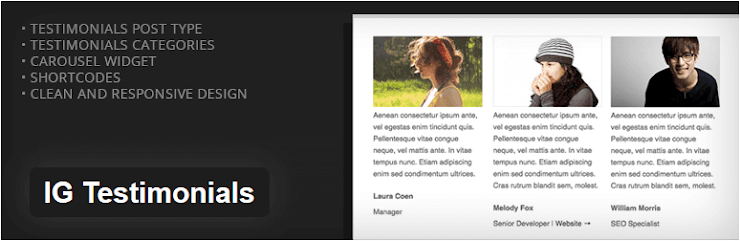 IG testimonials plugin