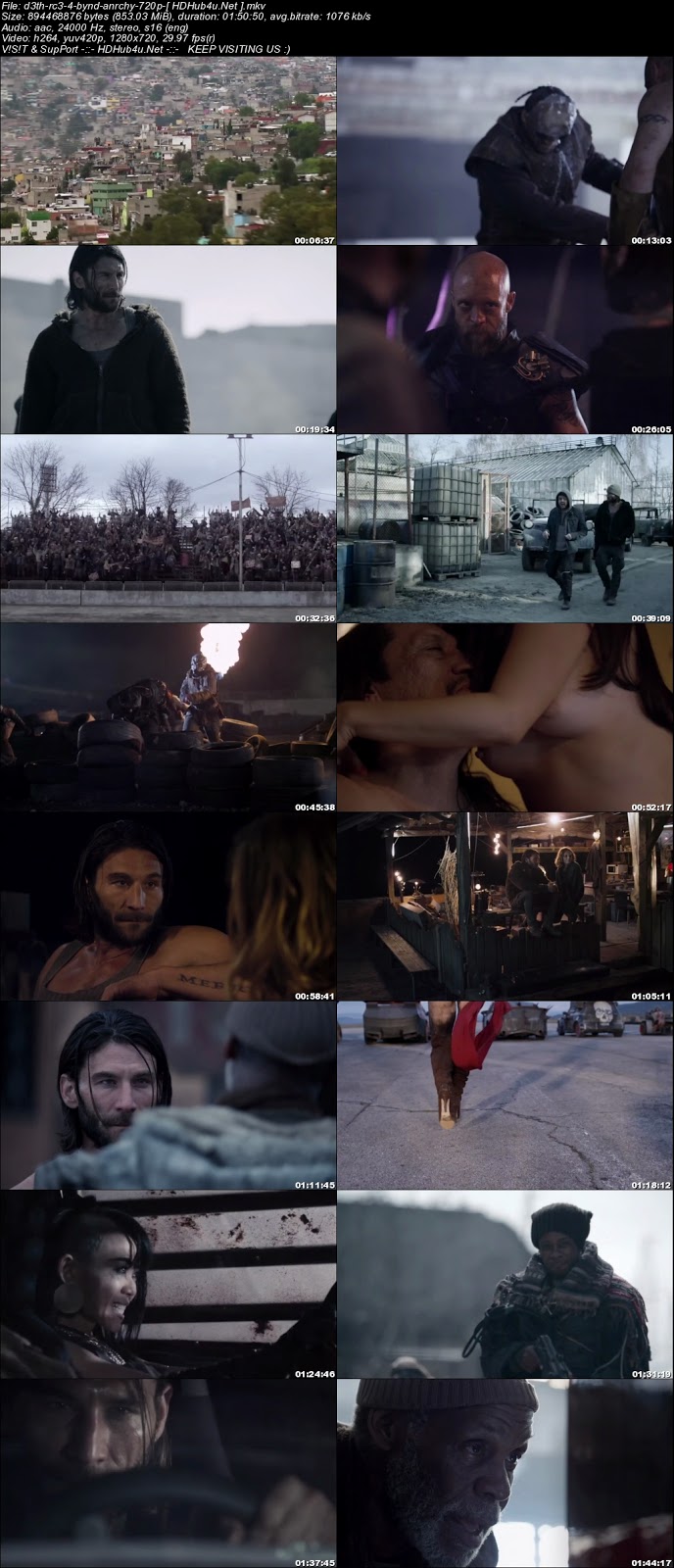 Death Race 4 Beyond Anarchy 2018 English Movie 720p HDRip 850MB Download