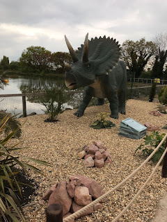 Jurassic Cove Adventure Golf course at Bents Garden and Home in Glazebury. Photo by Matthew Blakeley, 28th April 2017
