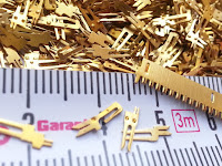 exemplos de sucatas banhadas a ouro - conectores de ficha