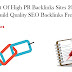LIST OF TOP 1000+ HGH PR SITES (2018) – BUILD HIGH QUALITY SEO BACKLINKS