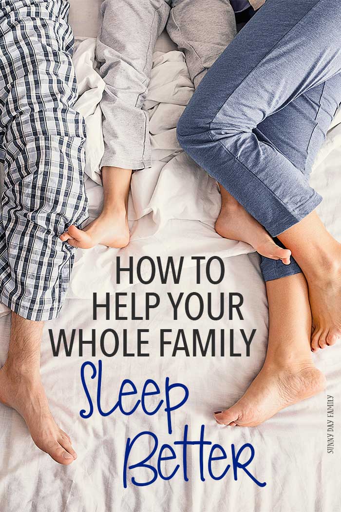 Struggling with sleep? This simple tool can help everyone have a good night's sleep. It really works! Includes a free printable too.