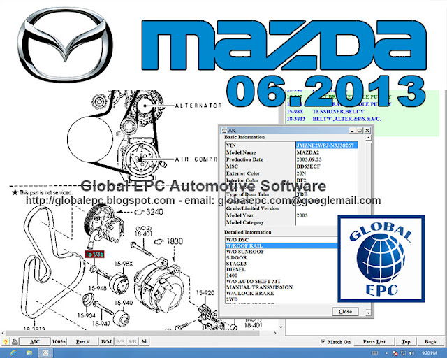 Mazda epc catalog