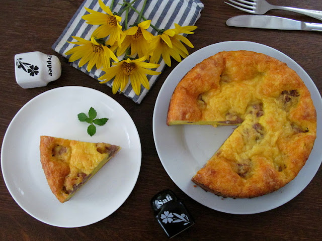 Пирог с мясными фрикадельками