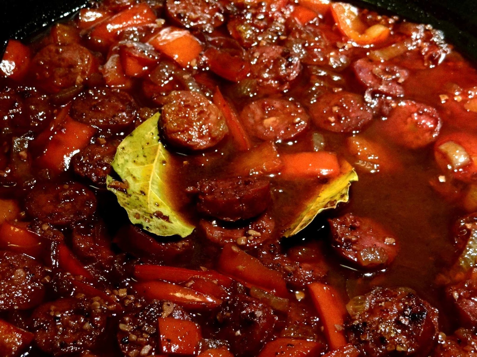 Domestic Sluttery Sluttishly Savoury Chorizo in Red Wine