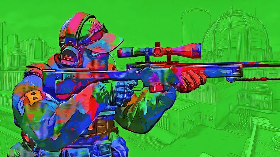 CS:GO, FBI, Counter Terrorist, AWP, Sniper, Rifle, 4K, #4.3195
