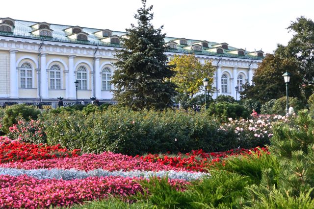 Moscou : Le jardin Alexandrovski