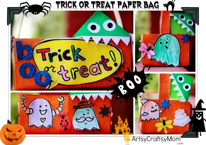 Halloween Paper Bag Crafts | @Paper Crafts