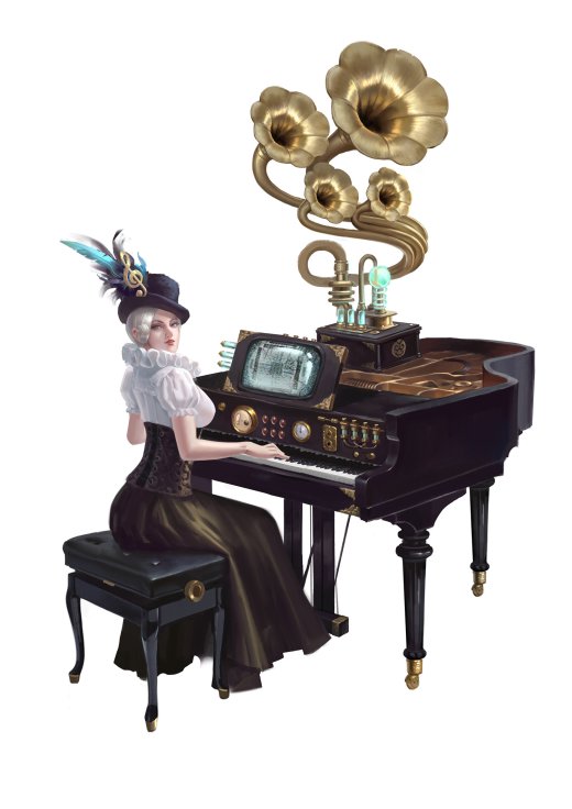 Wenfei Ye artstation arte ilustraÃ§Ãµes fantasia ficÃ§Ã£o cientÃ­fica mulheres chinesas steampunk games
