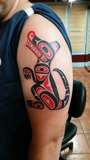 Fotos de tatuaje Haida