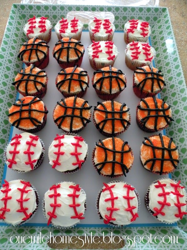 Basketball Cupcake Liners
