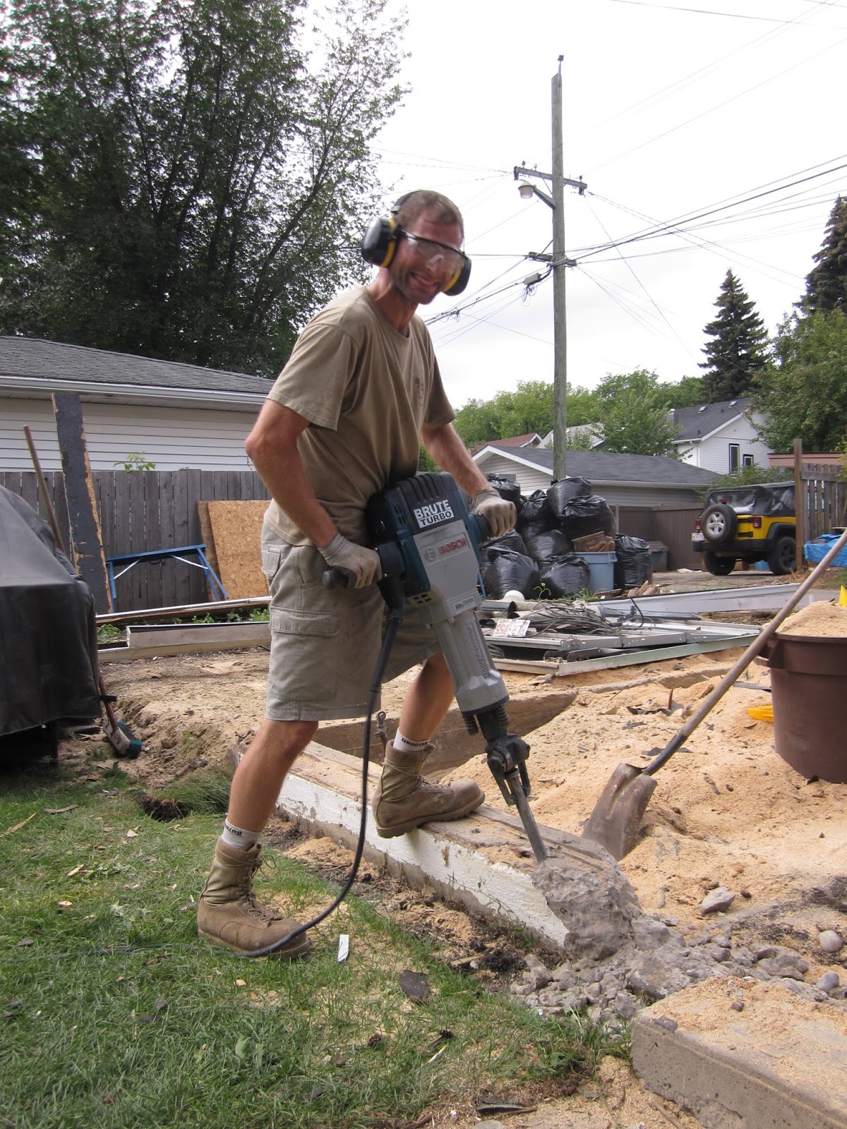Our Old House More garage demolition