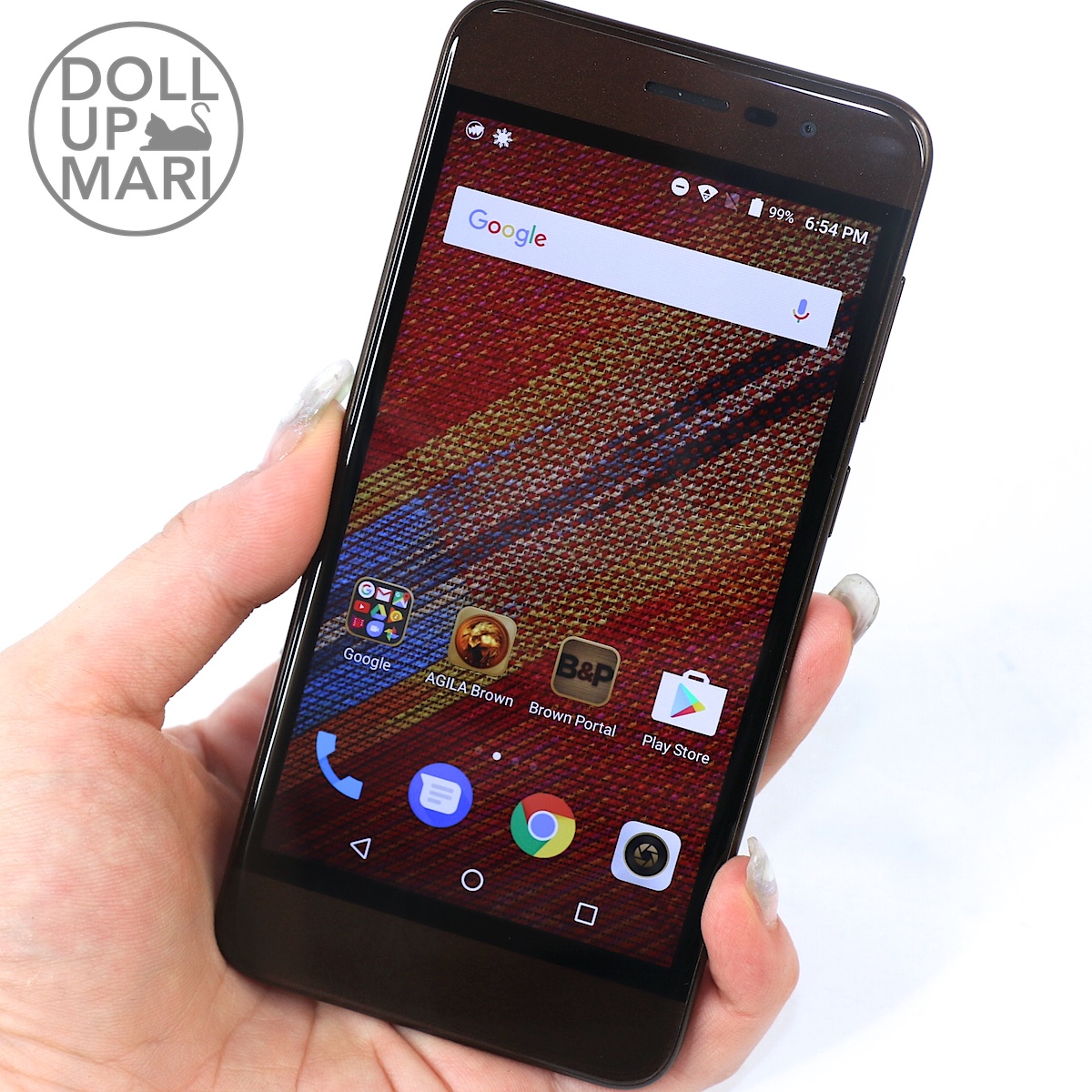 Brown Phone 1 Review Doll Up Mari